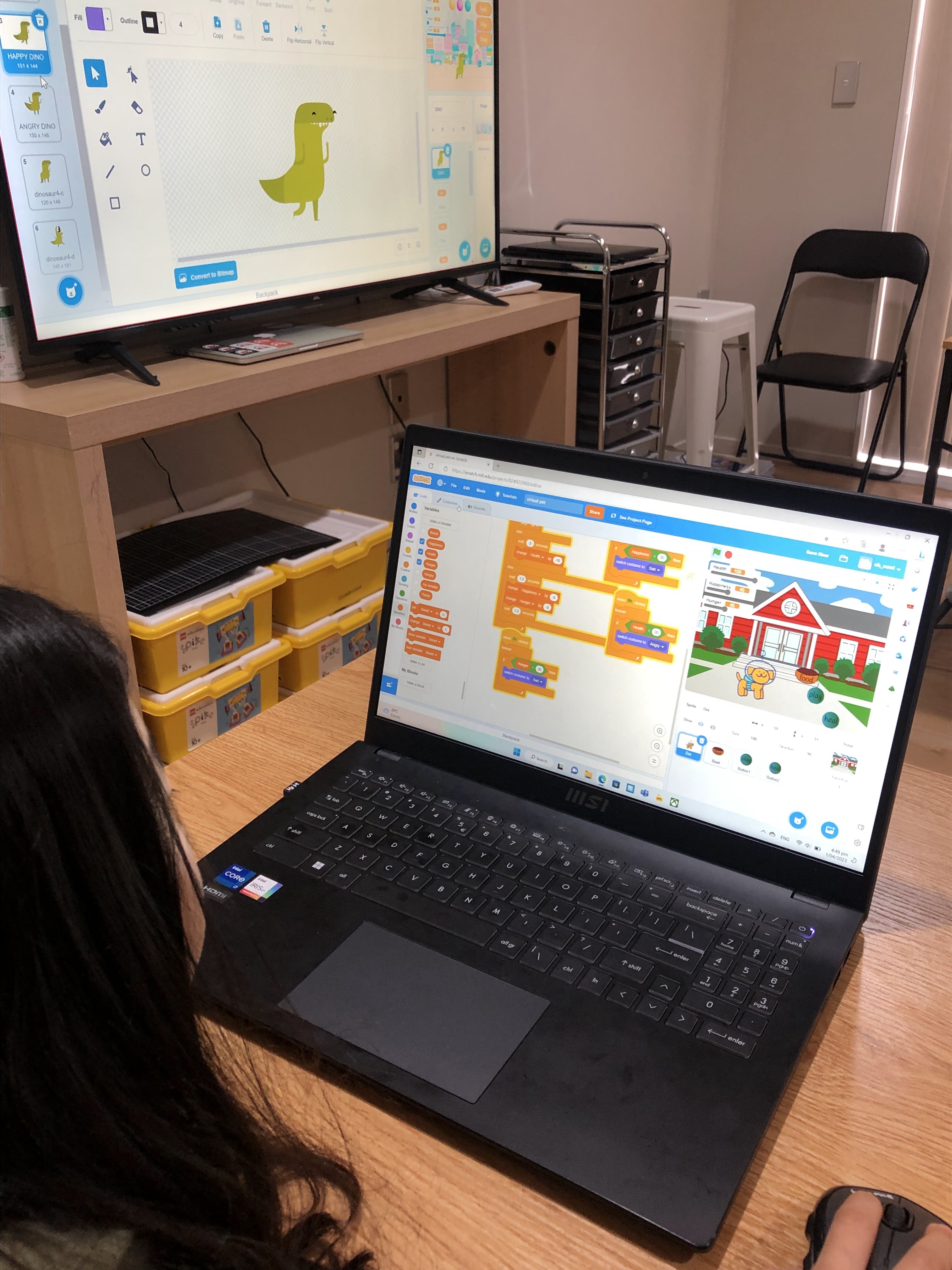 Scratch Block Coding